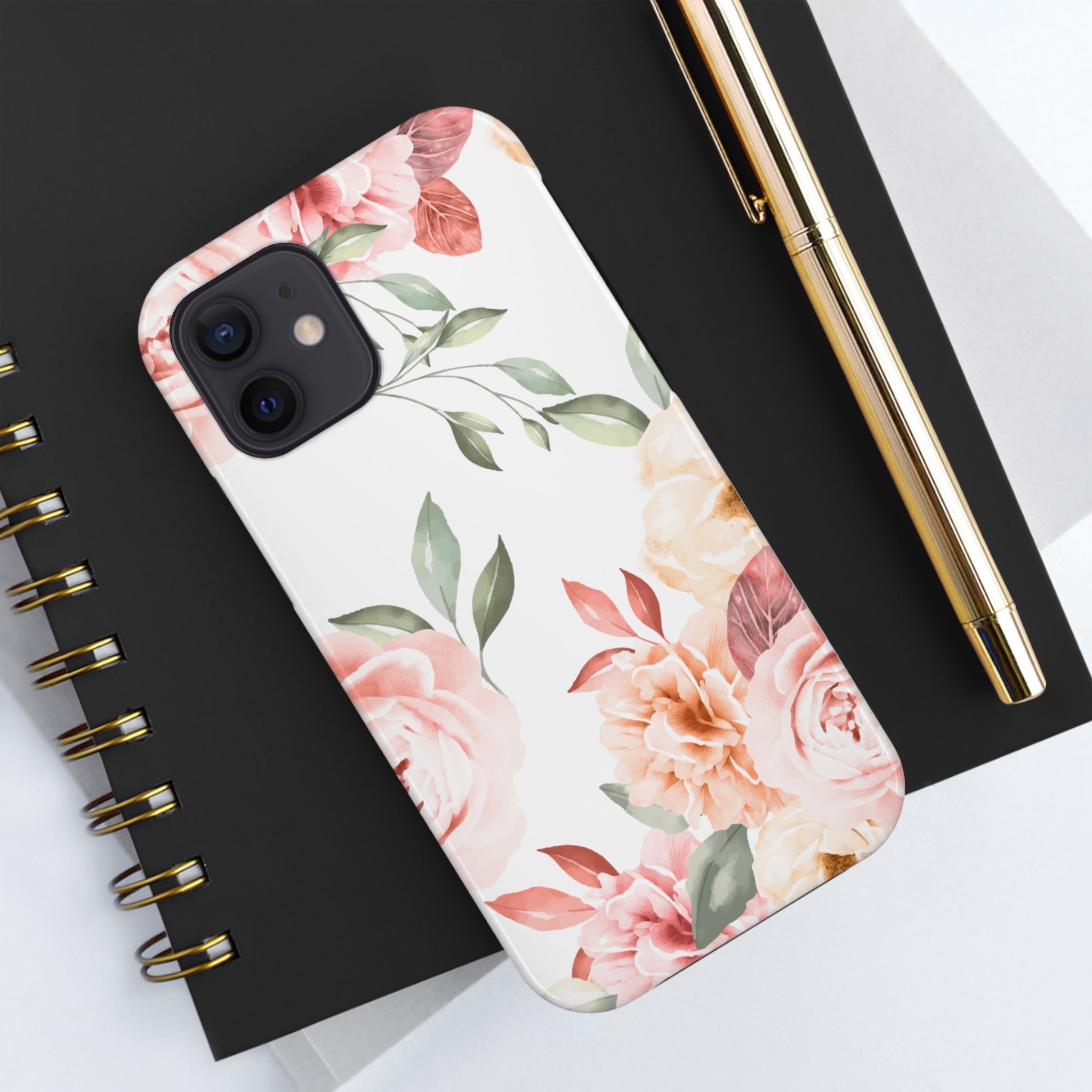 Vintage Floral - iPhone Tough Cases - phone cases