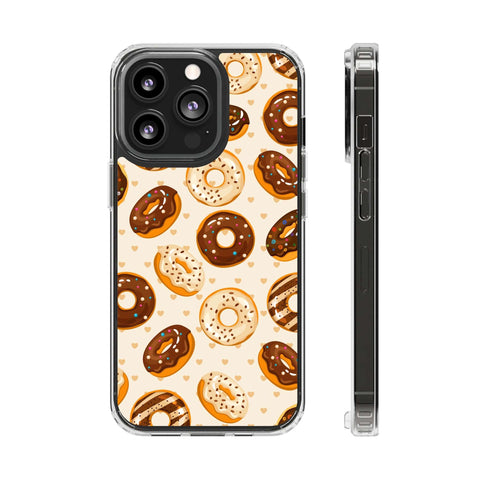 Chocolate Donuts - iPhone Clear Cases iPhone 13 Pro Without gift packaging - phone cases