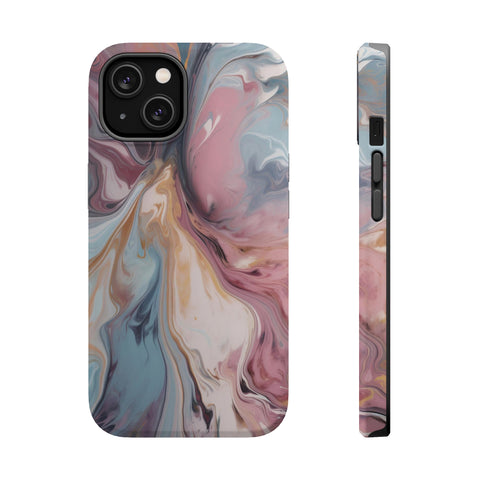 Liquid colored marble - MagSafe Cases iPhone 14 Matte - phone cases