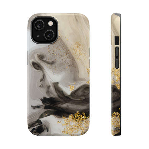 Gold Glitter - MagSafe Cases iPhone 14 Glossy - phone cases