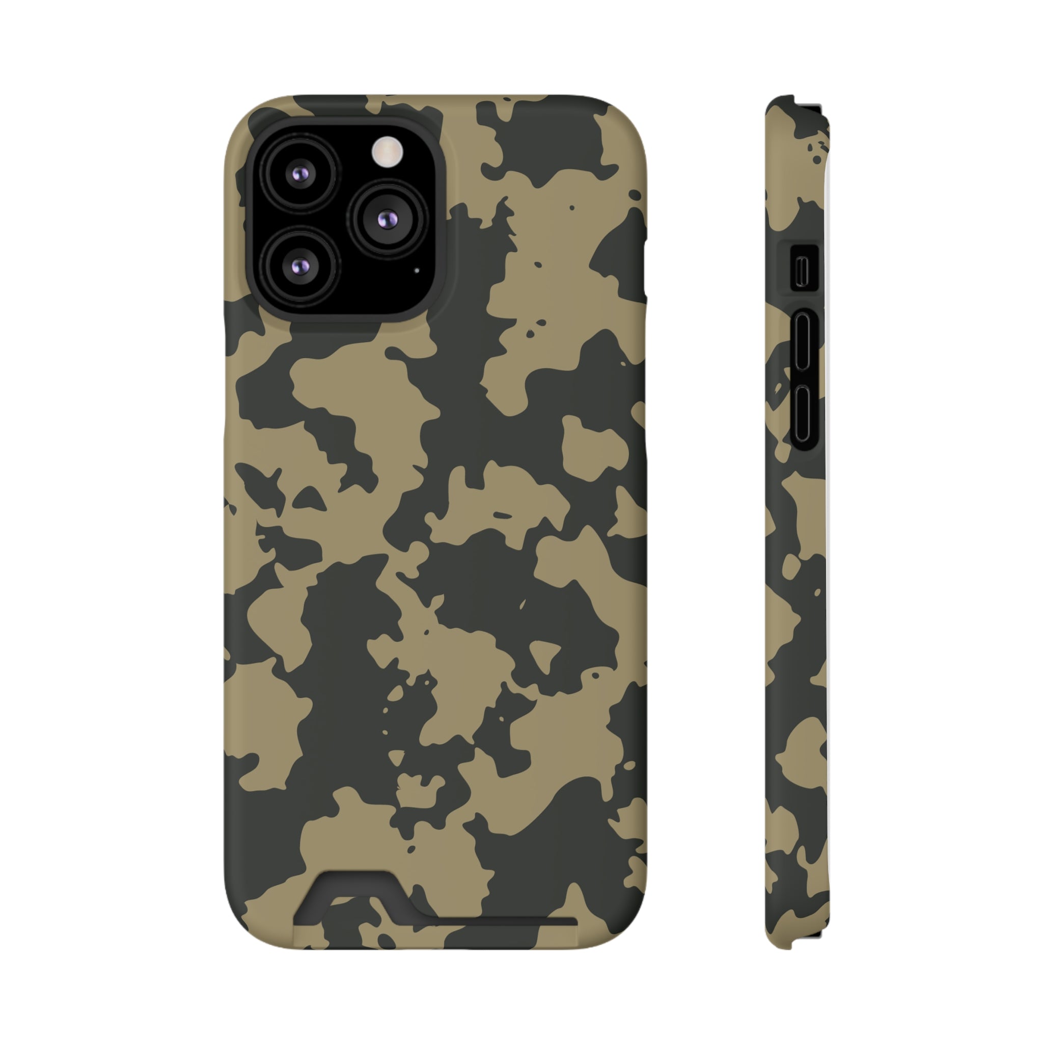 Army Skin - Card Holder Cases iPhone 13 Pro Max Matte With gift packaging - phone cases