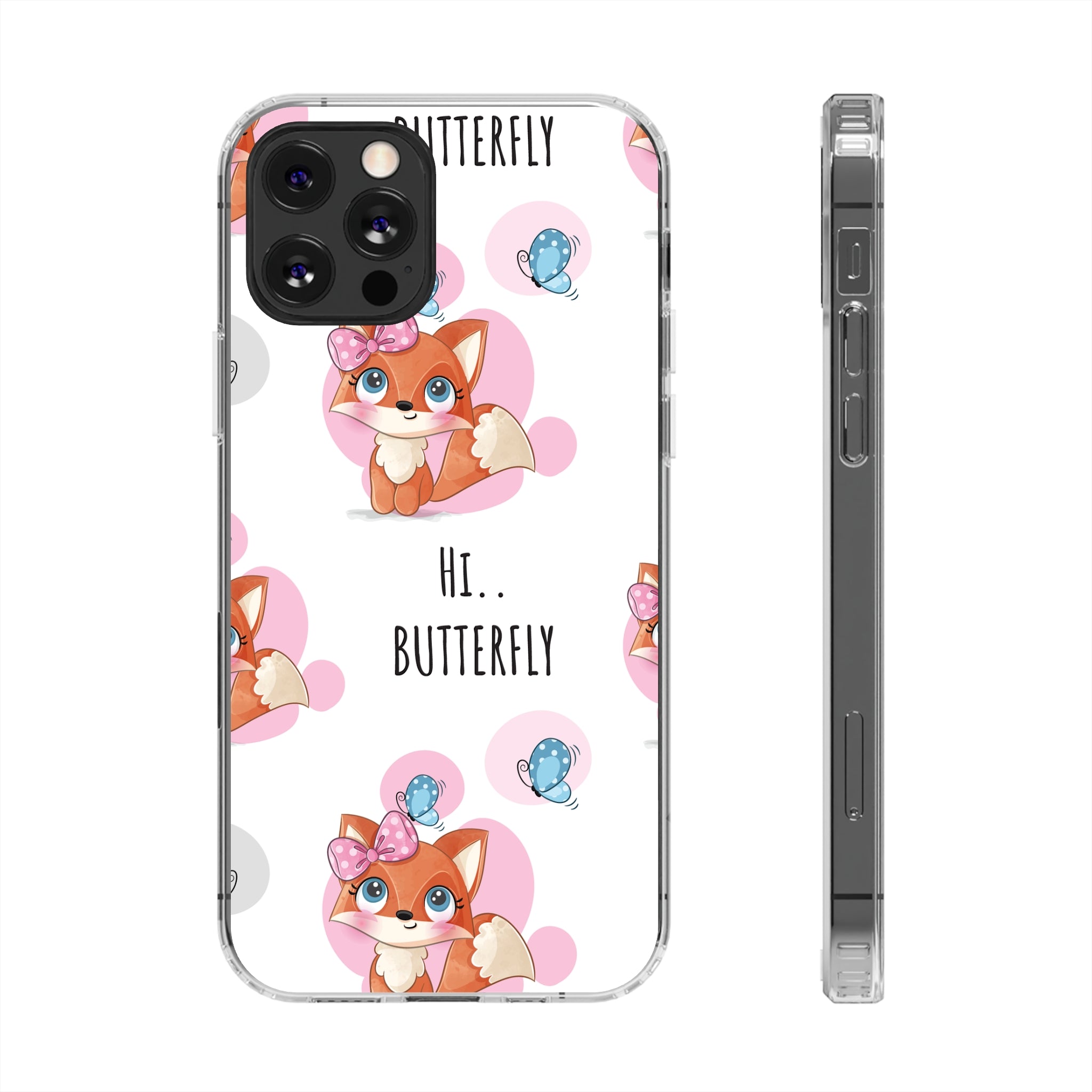 Cute Cat - iPhone Clear Cases iPhone 12 Pro Without gift packaging - phone cases