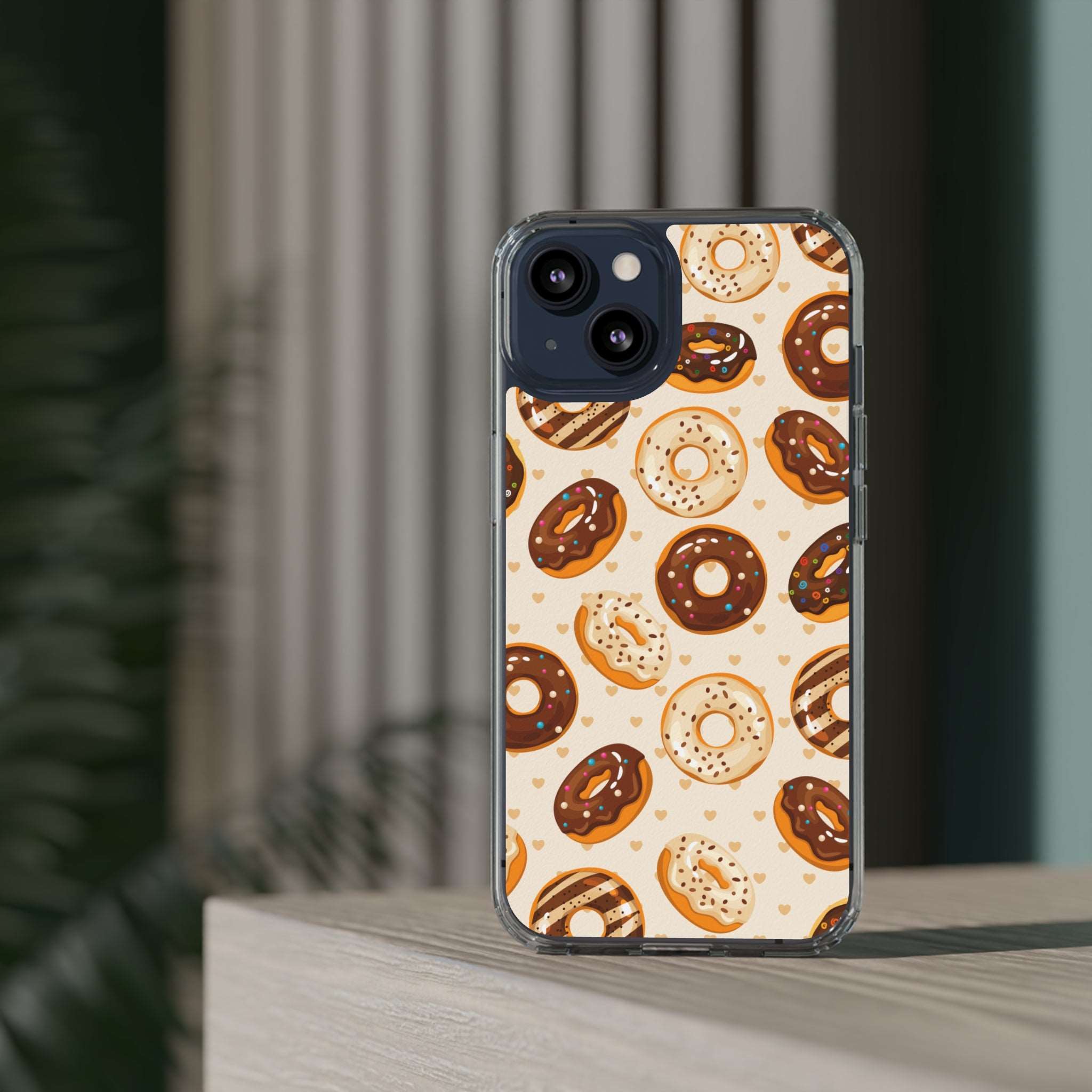 Chocolate Donuts - iPhone Clear Cases - phone cases