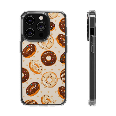 Chocolate Donuts - iPhone Clear Cases iPhone 14 Pro Without gift packaging - phone cases