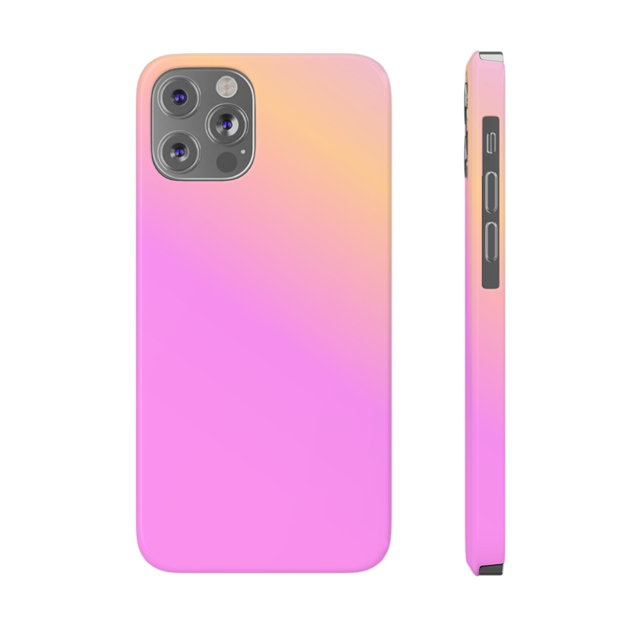 Gradient Pink - iPhone Slim Cases iPhone 12/12 Pro - phone cases