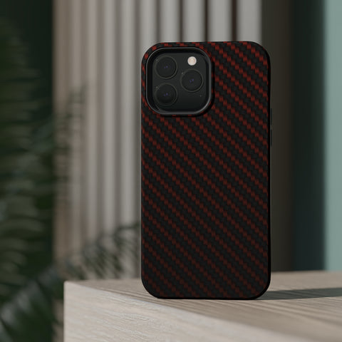 Red carbon fiber - MagSafe Cases - phone cases