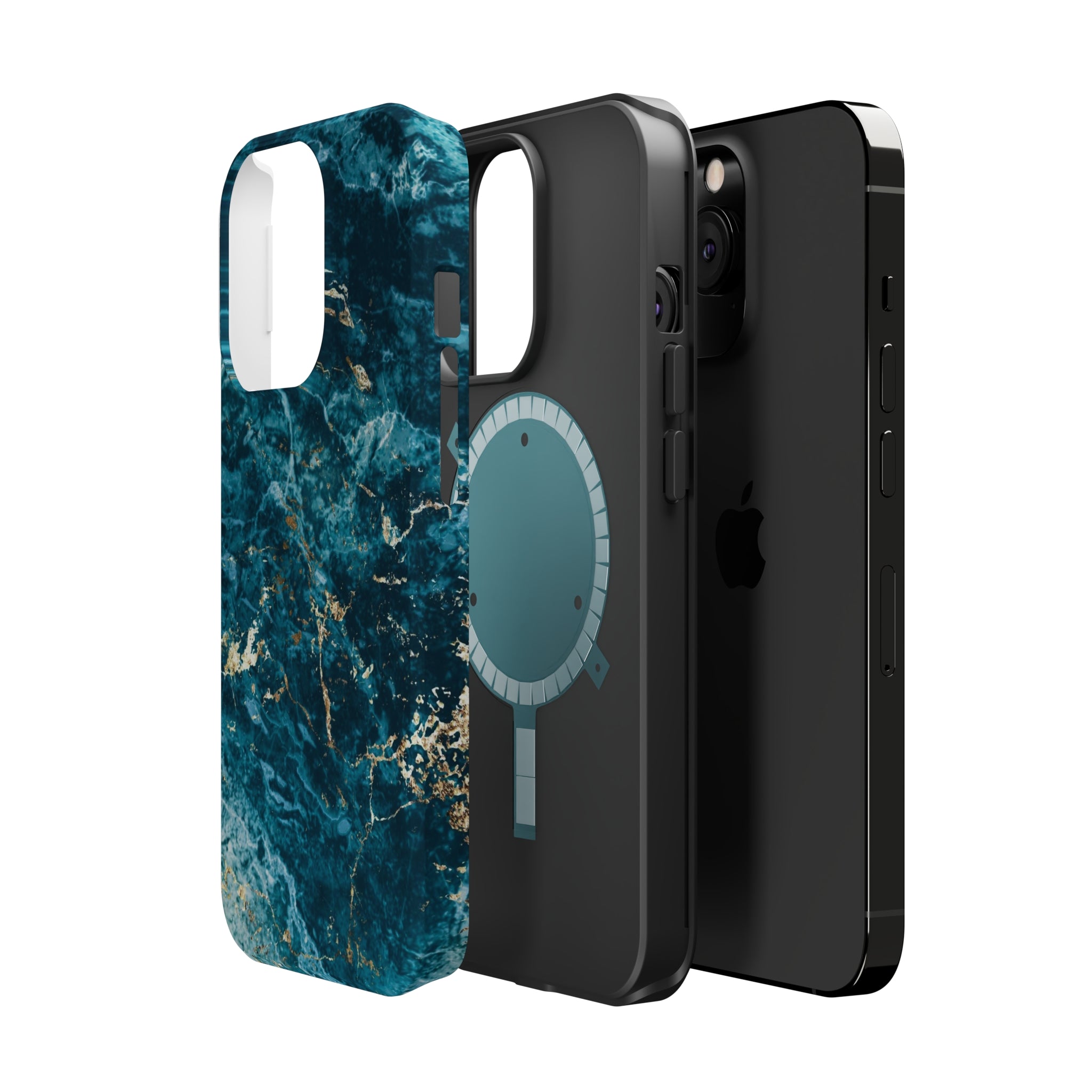 Liquid Blue marble - MagSafe Cases - phone cases