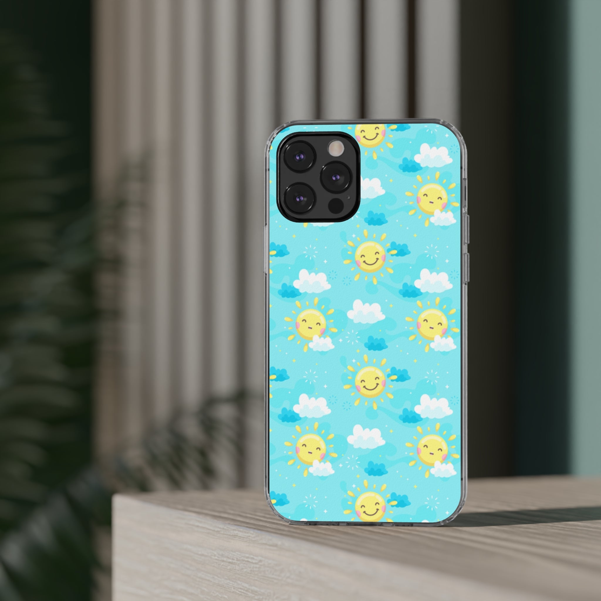 Sun Smile - iPhone Clear Cases - phone cases