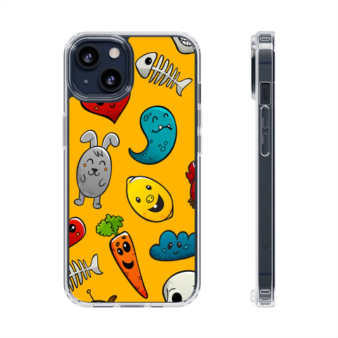 Fun Characters - iPhone Clear Cases iPhone 13 Without gift packaging - phone cases