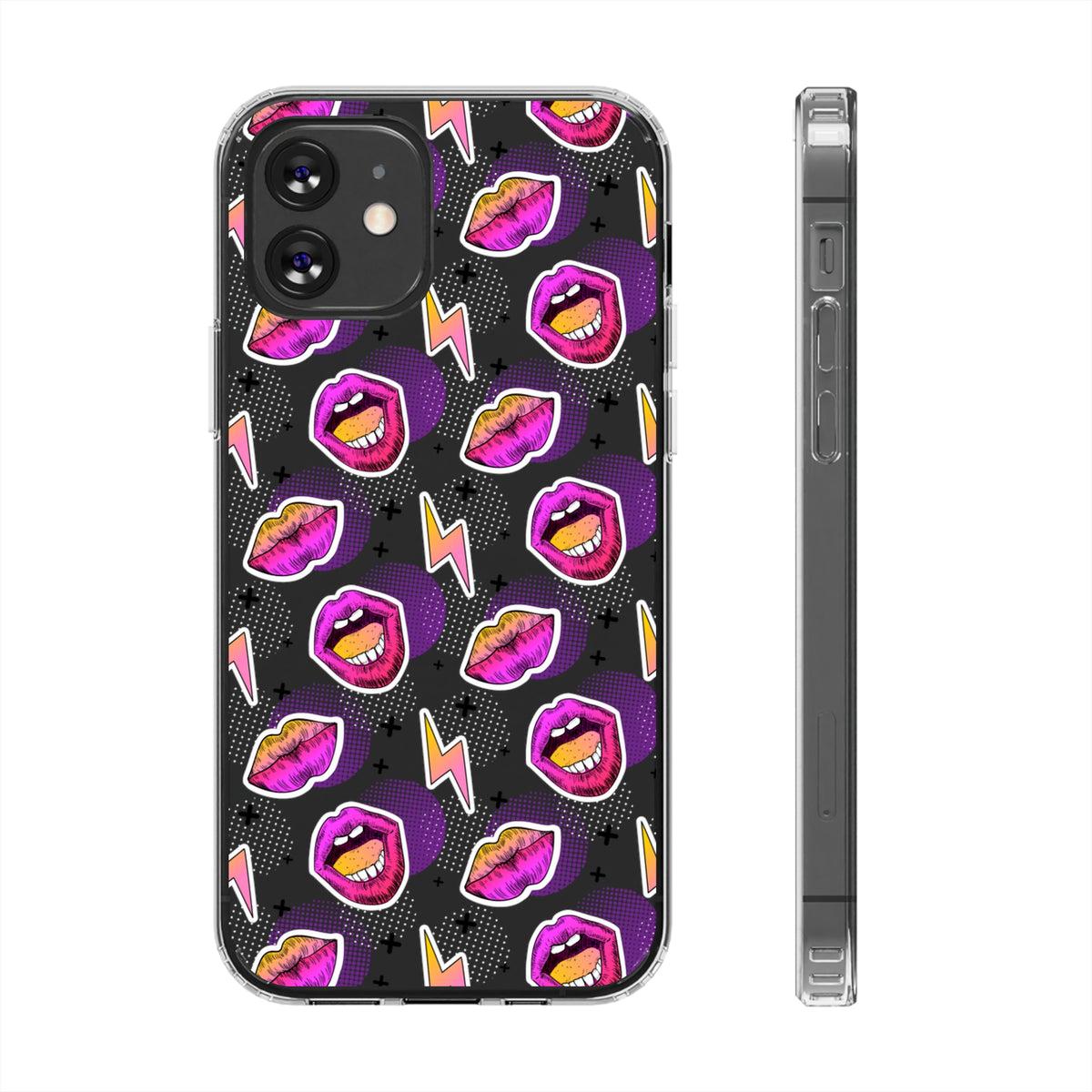 Clear Lips - iPhone Clear Cases iPhone 12 Without gift packaging - phone cases