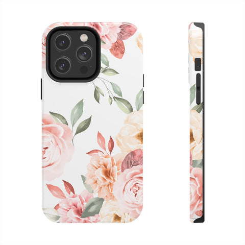 Vintage Floral - iPhone Tough Cases iPhone 14 Pro Max - phone cases