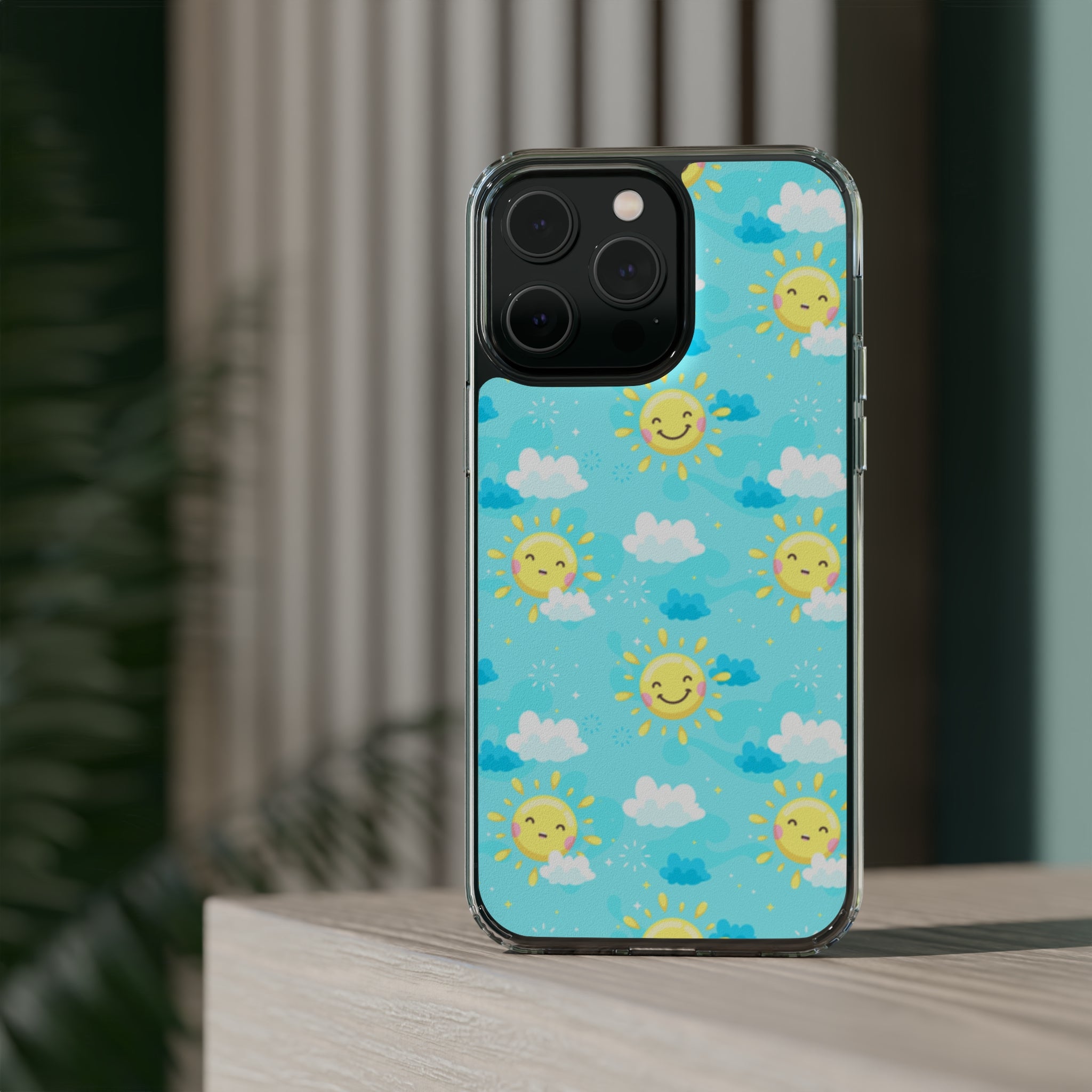 Sun Smile - iPhone Clear Cases - phone cases