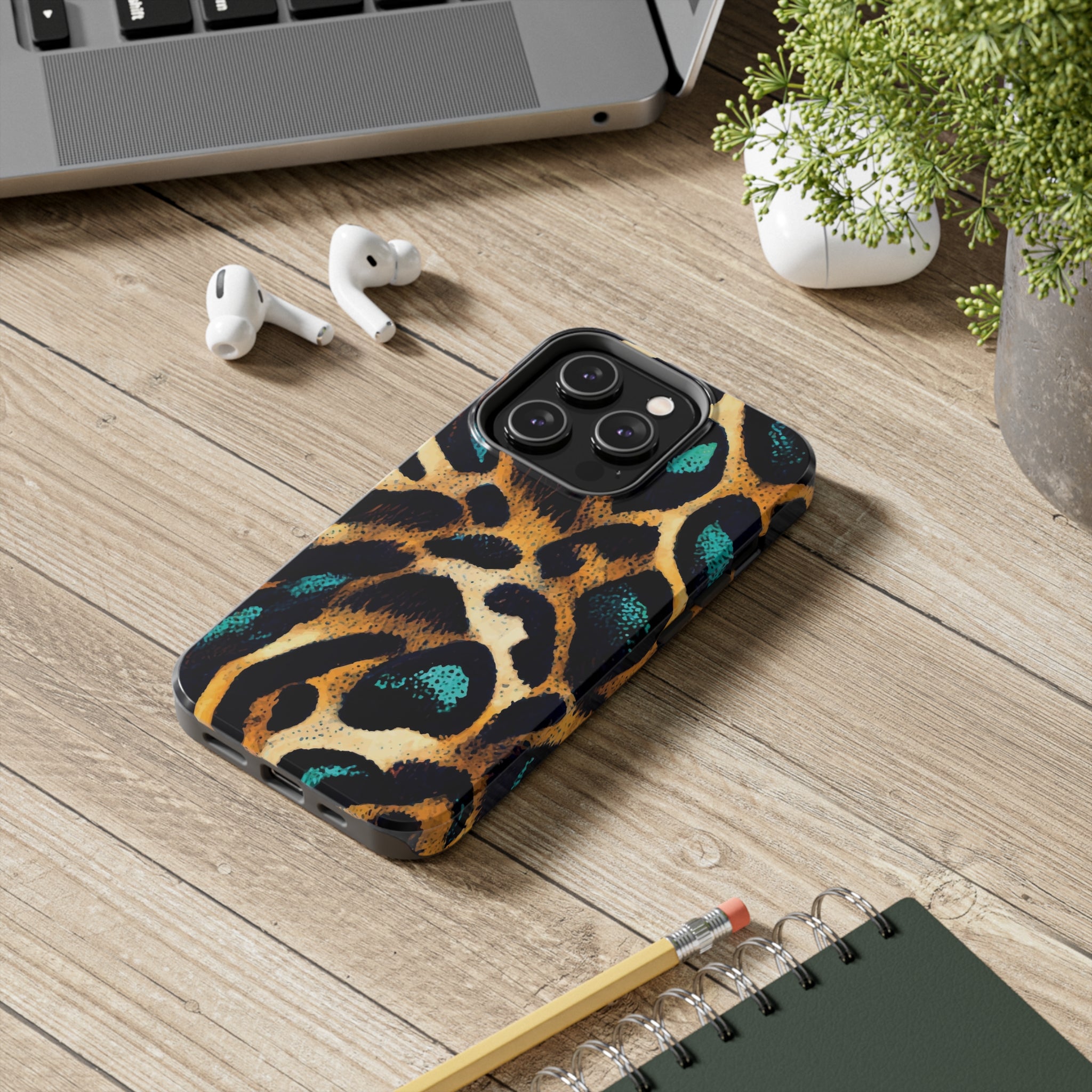 Dark Leopard - iPhone Tough Cases - phone cases