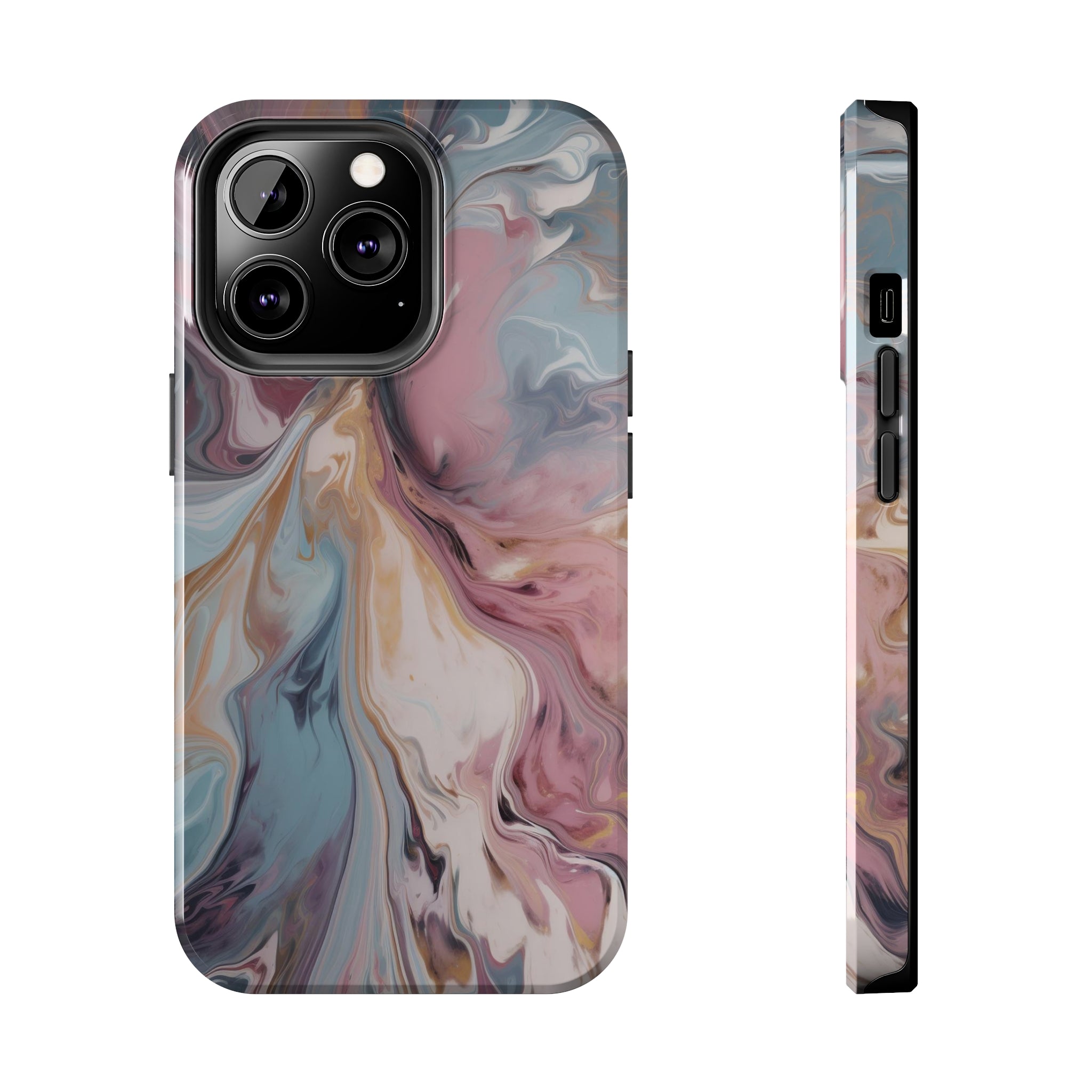 Liquid colored marble - iPhone Tough Cases iPhone 13 Pro - phone cases