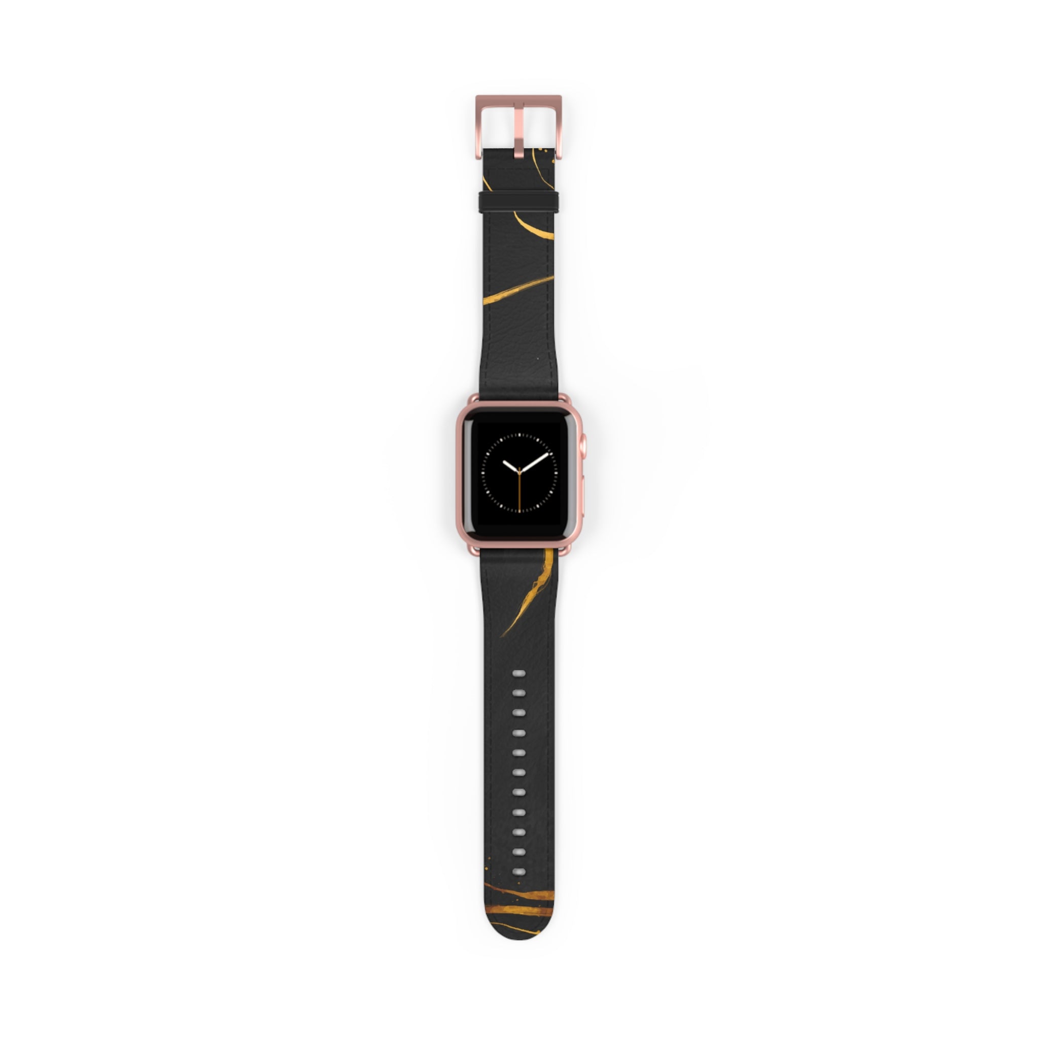 Apple Watch Band - 100% Faux Leather 38 - 41 mm Rose Gold Matte - phone cases