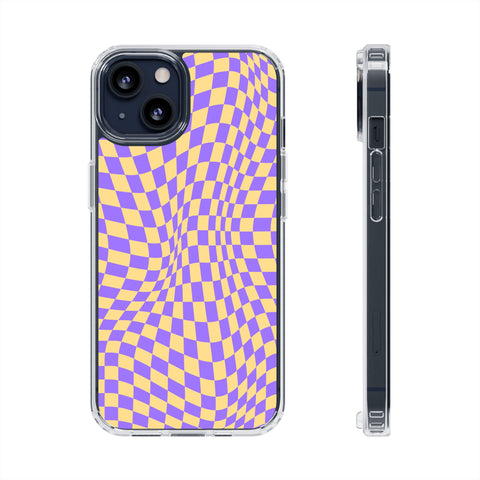 checkerboard - iPhone Clear Cases iPhone 13 Without gift packaging - phone cases