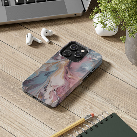 Liquid colored marble - iPhone Tough Cases - phone cases