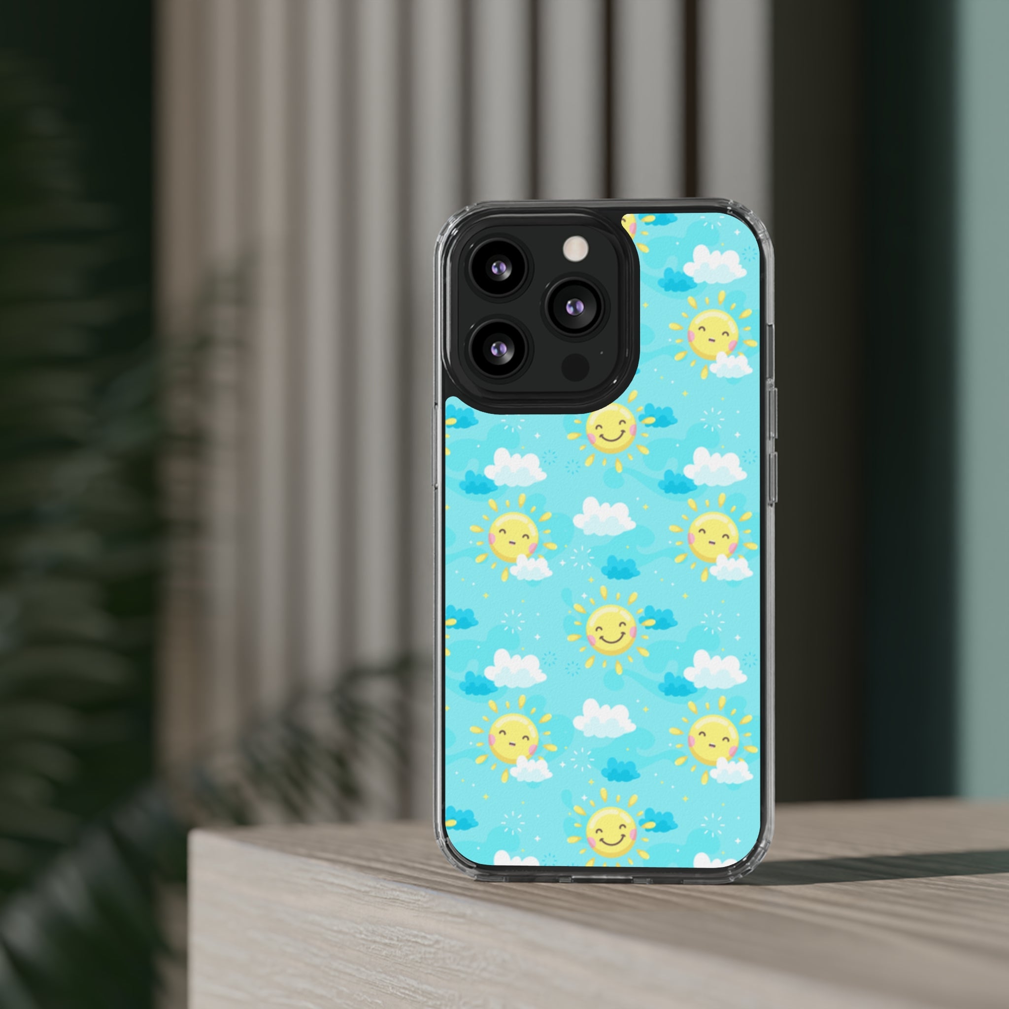 Sun Smile - iPhone Clear Cases - phone cases