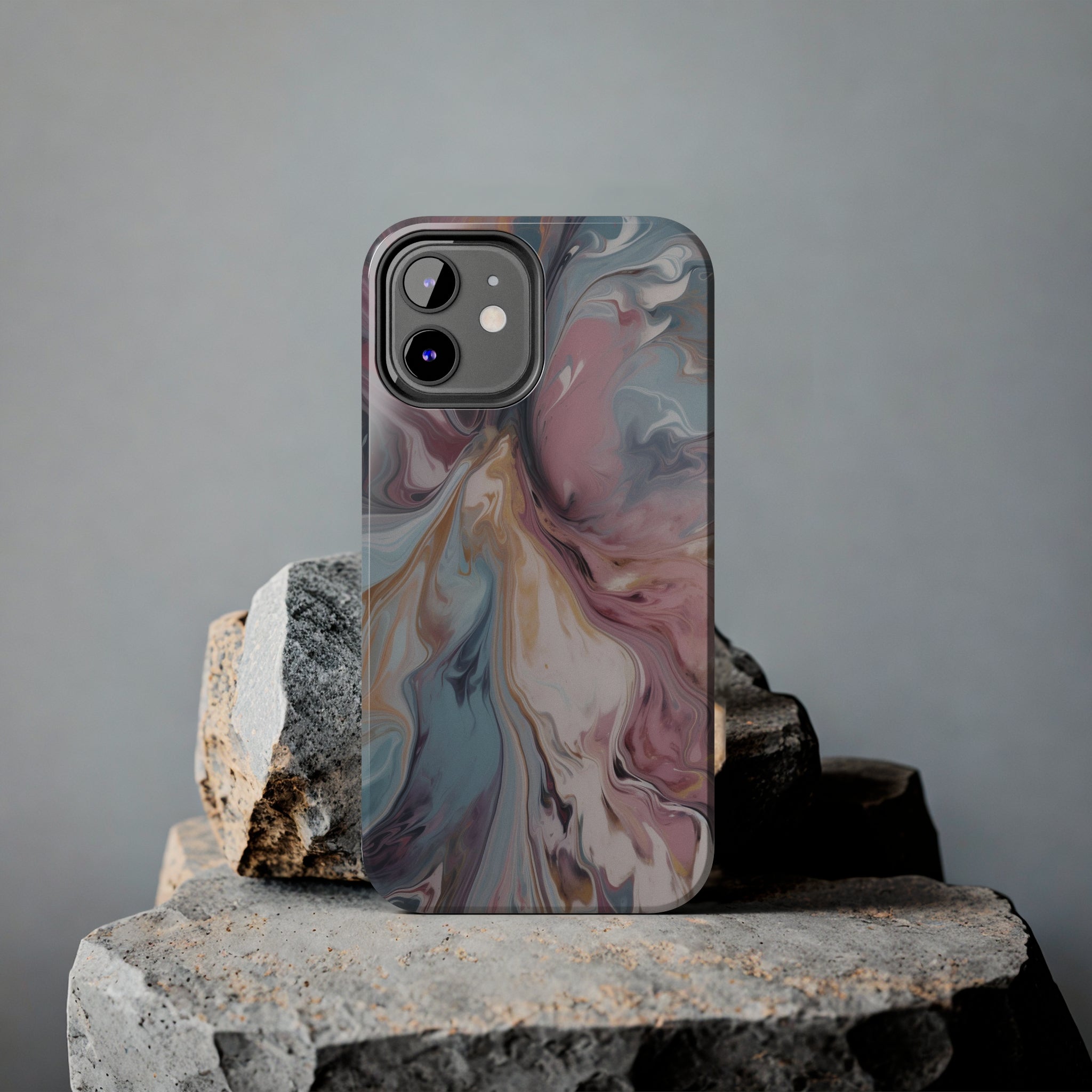 Liquid colored marble - iPhone Tough Cases - phone cases