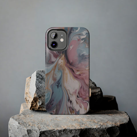 Liquid colored marble - iPhone Tough Cases - phone cases