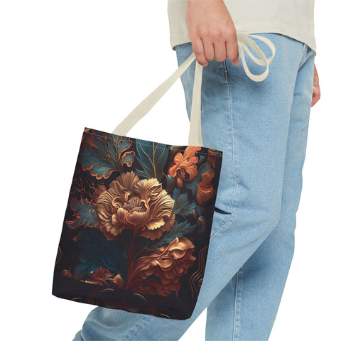 Tote Bag | Dark Floral Design