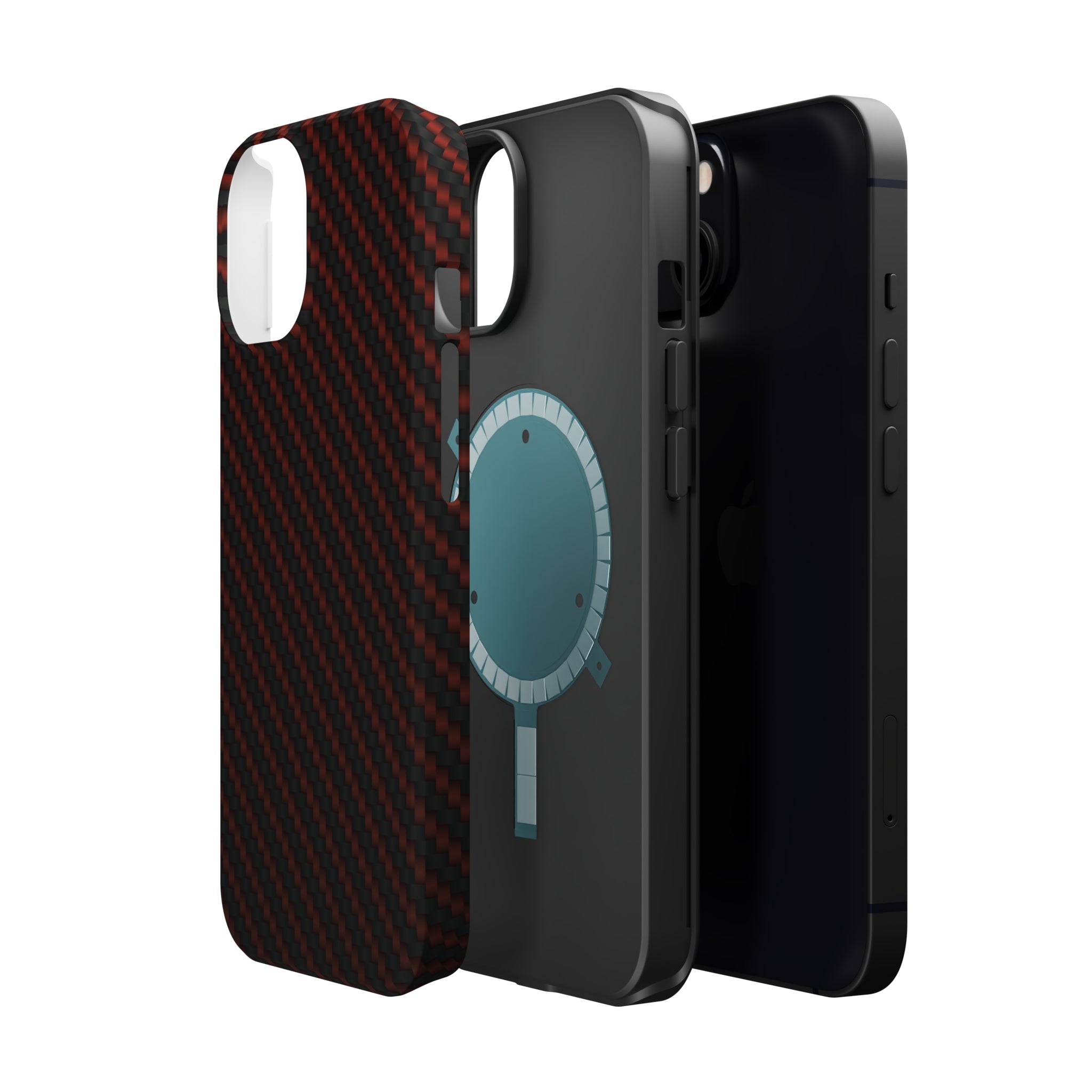 Red carbon fiber - MagSafe Cases - phone cases