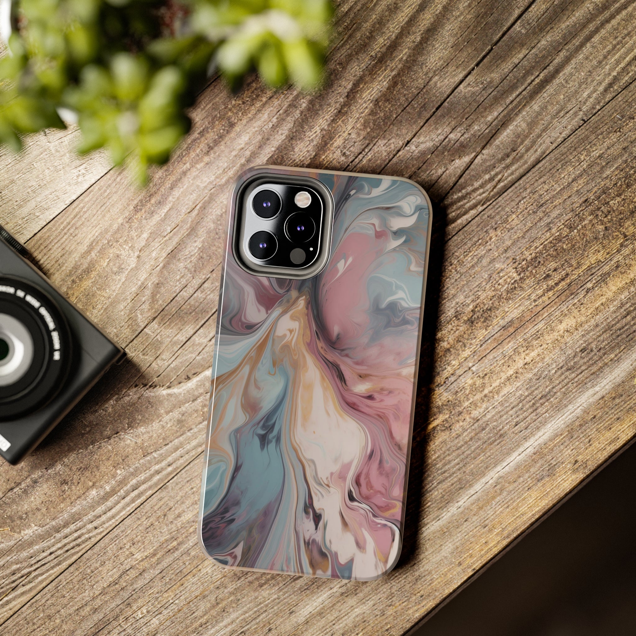 Liquid colored marble - iPhone Tough Cases - phone cases