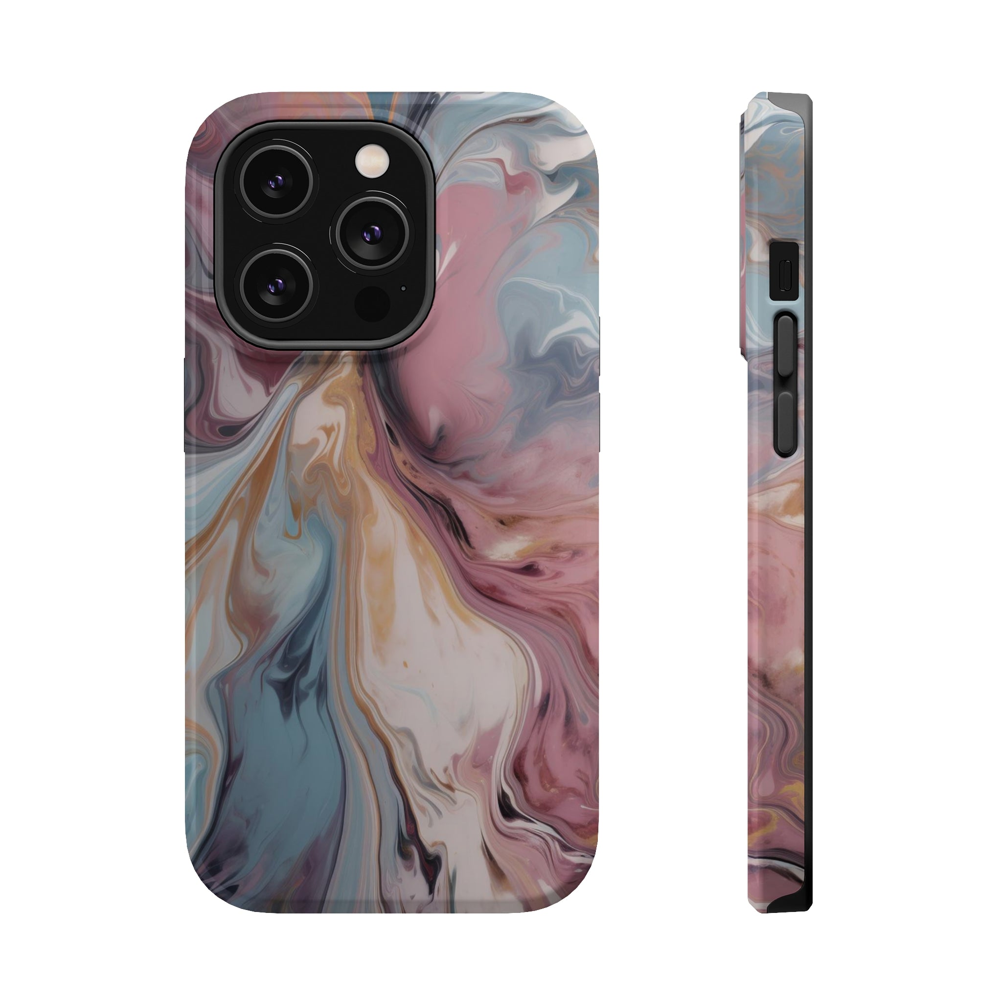 Liquid colored marble - MagSafe Cases iPhone 14 Pro Glossy - phone cases