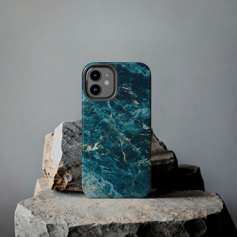 Liquid Blue marble - iPhone Tough Cases - phone cases