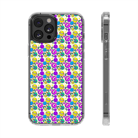 Colourful Emoticons - iPhone Clear Cases iPhone 12 Pro Max Without gift packaging - phone cases