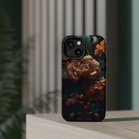 Dark floral - MagSafe Cases - phone cases