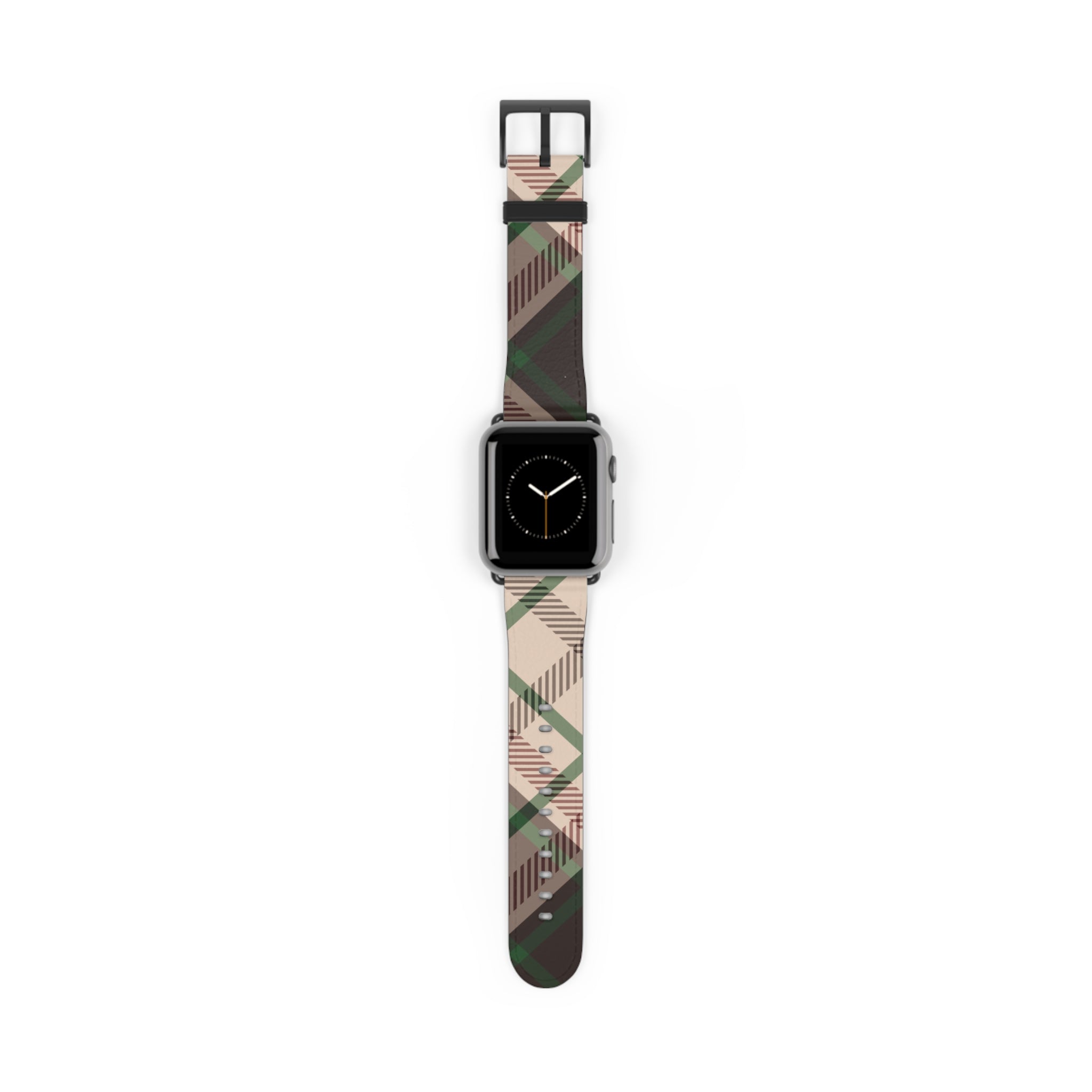 Apple Watch Band - 100% Faux Leather 38 - 41 mm Black Matte - phone cases