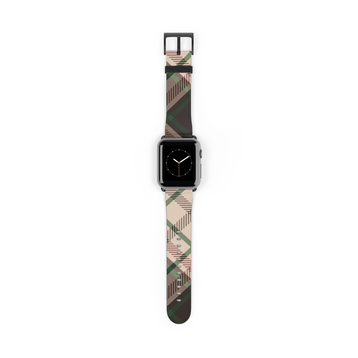 Apple Watch Band - 100% Faux Leather 38 - 41 mm Black Matte - phone cases