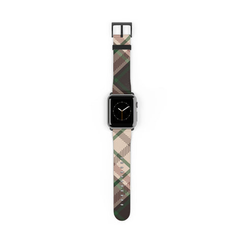 Apple Watch Band - 100% Faux Leather 38 - 41 mm Black Matte - phone cases