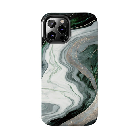 Green Marble - iPhone Tough Cases - phone cases