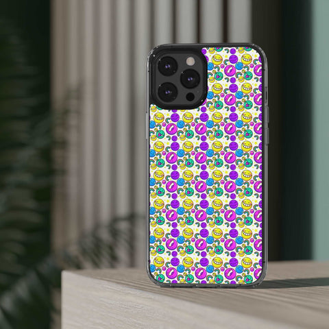 Colourful Emoticons - iPhone Clear Cases - phone cases