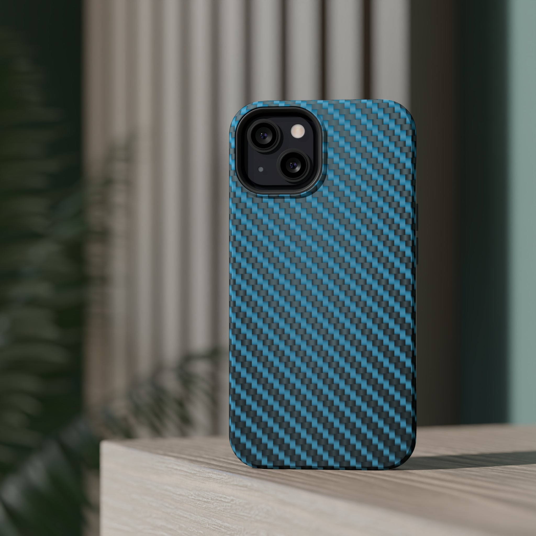 Blue carbon fiber - MagSafe Cases - phone cases