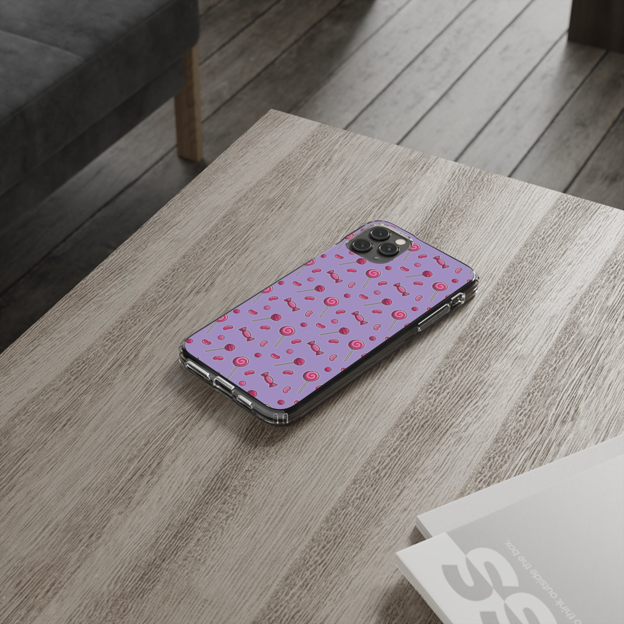 Purple Candy - iPhone Clear Cases - phone cases