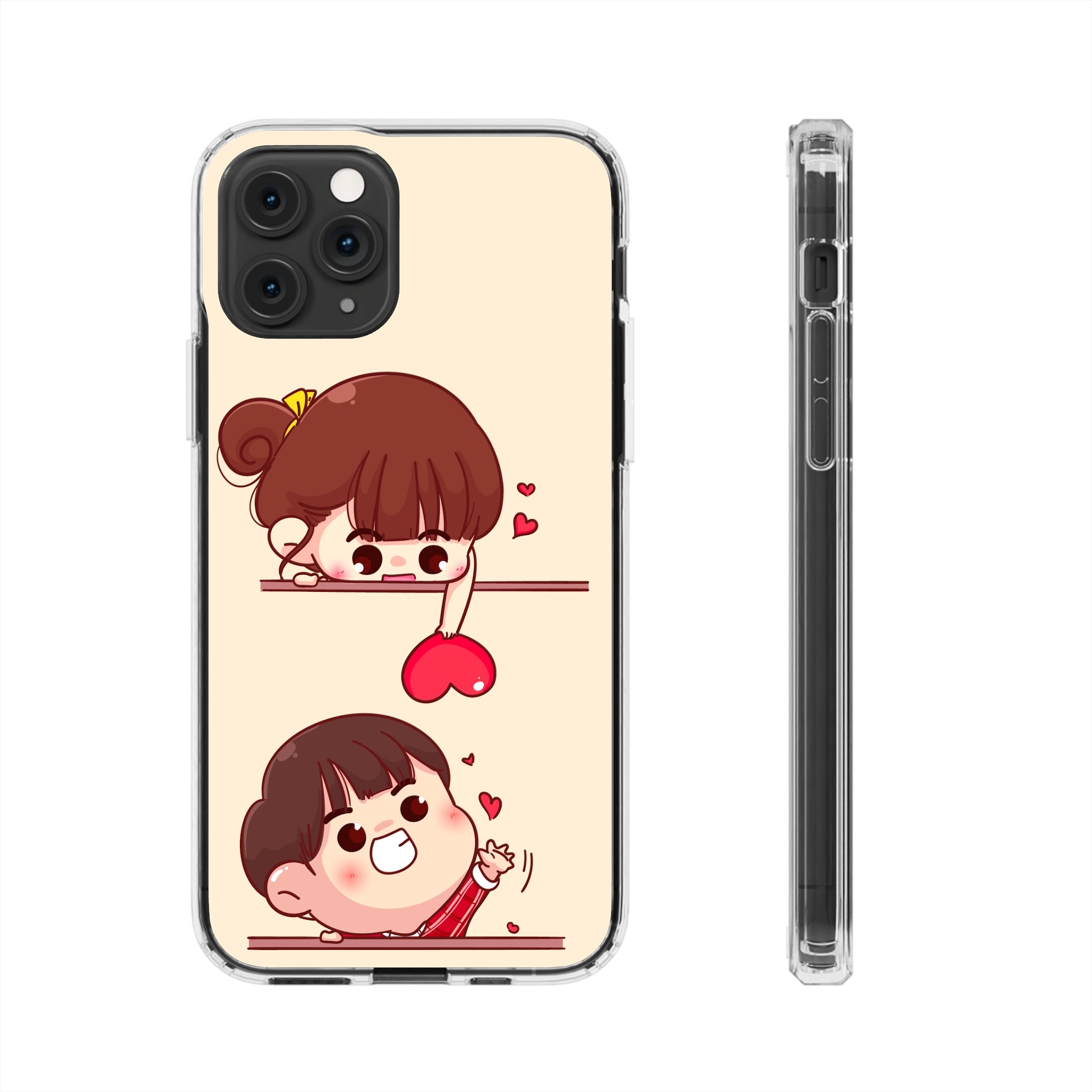 Couples - iPhone Clear Cases iPhone 11 Pro Without gift packaging - phone cases