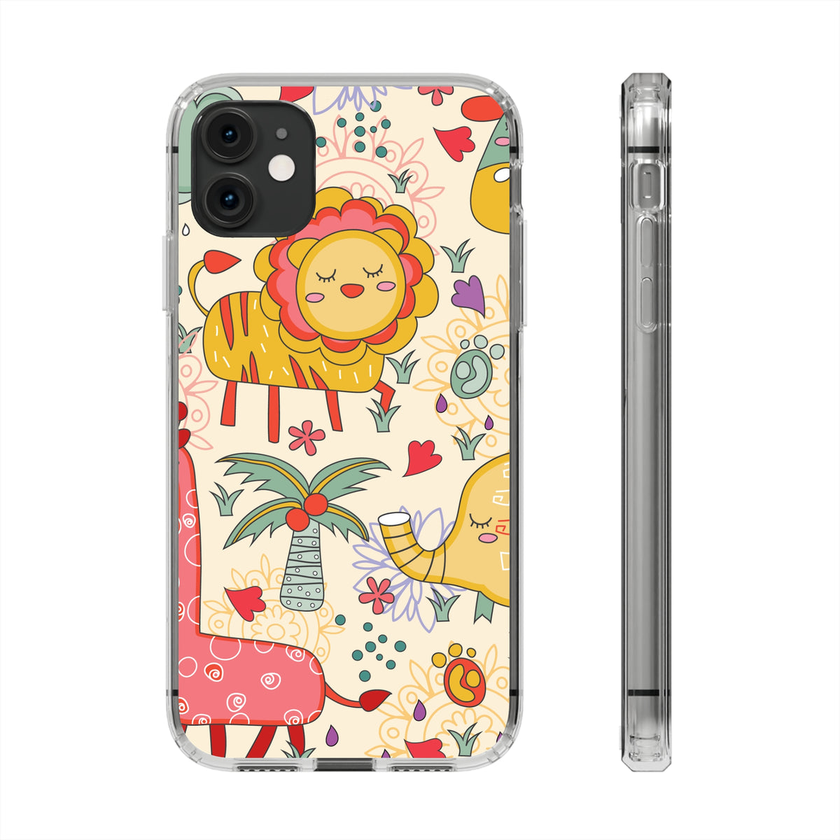 Jungle Animals - iPhone Clear Cases iPhone 11 Without gift packaging - phone cases