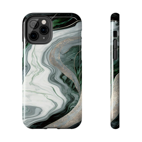 Green Marble - iPhone Tough Cases iPhone 11 Pro - phone cases