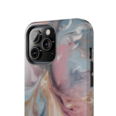 Liquid colored marble - iPhone Tough Cases - phone cases