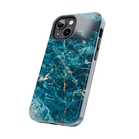 Liquid Blue marble - iPhone Tough Cases - phone cases