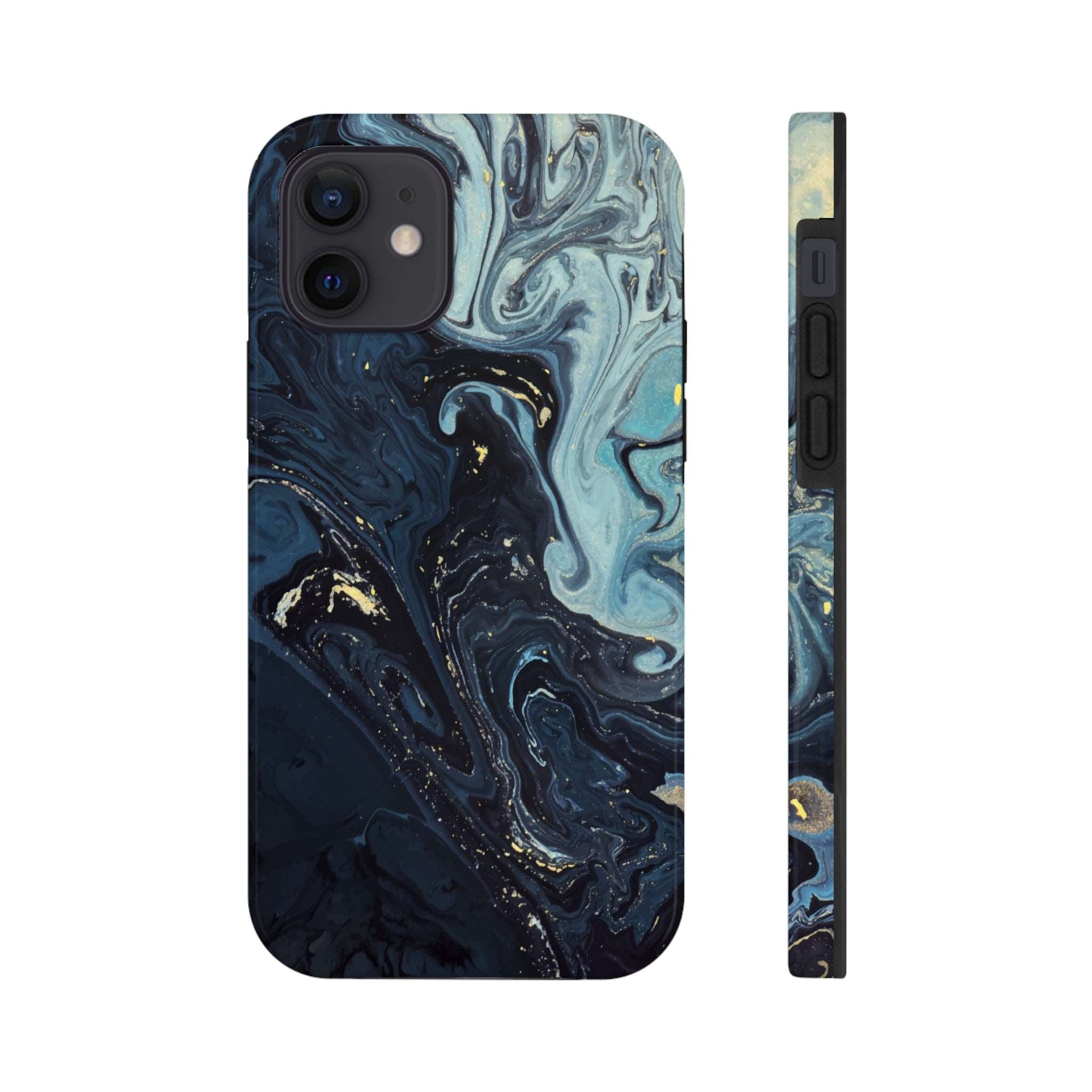 Blue liquid - iPhone Tough Cases - phone cases