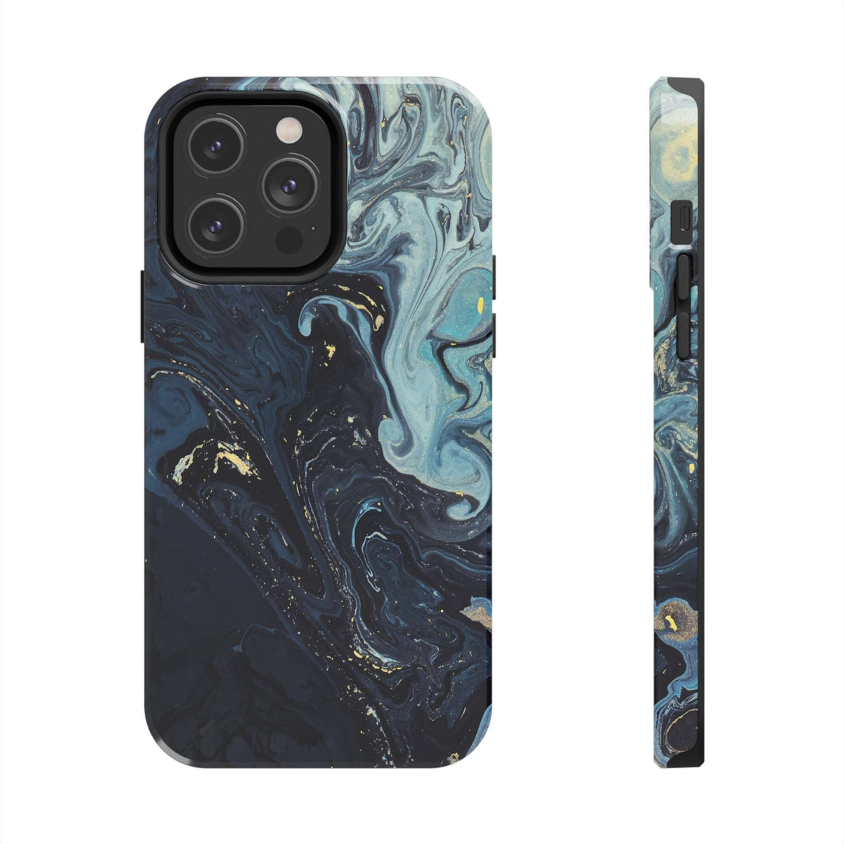 Blue liquid - iPhone Tough Cases - phone cases