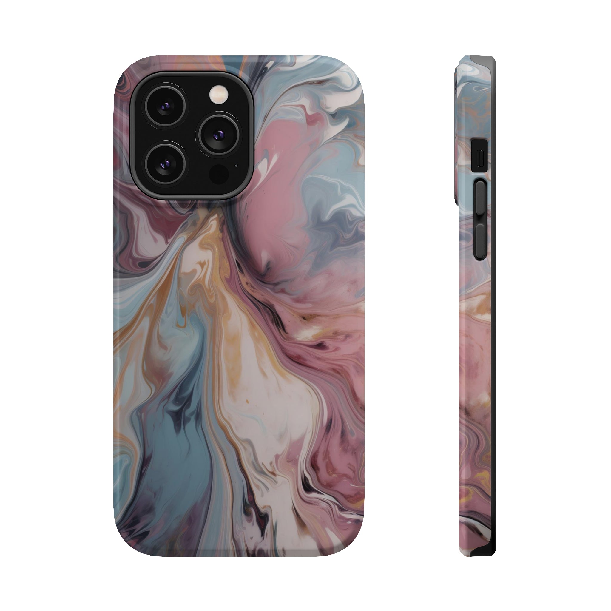 Liquid colored marble - MagSafe Cases iPhone 14 Pro Max Glossy - phone cases