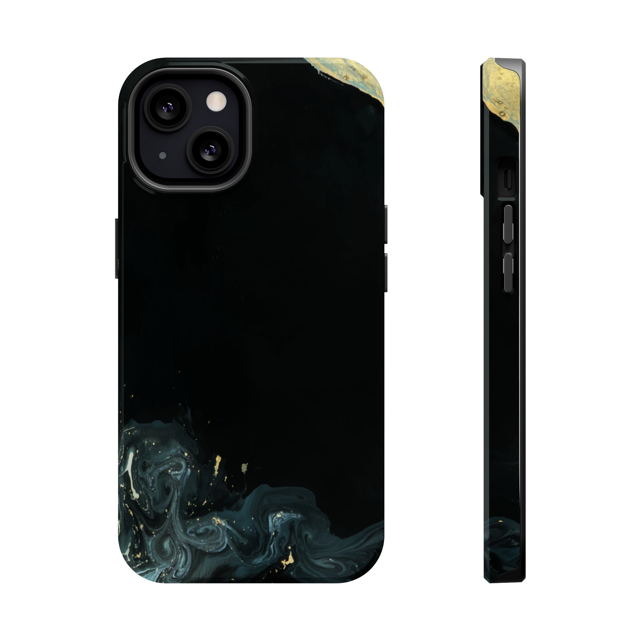 Golden liquid oil - MagSafe Cases iPhone 13 Glossy - phone cases