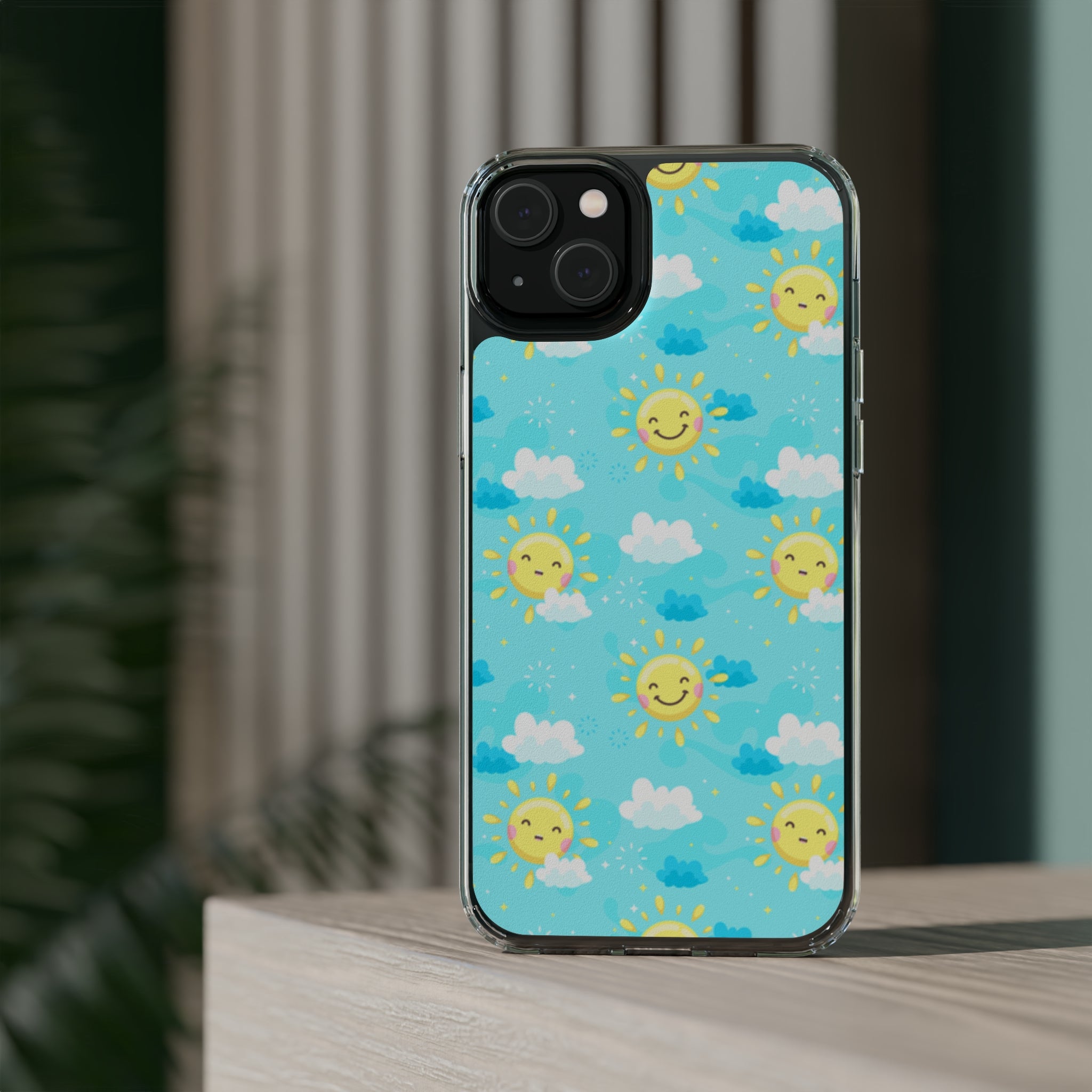 Sun Smile - iPhone Clear Cases - phone cases