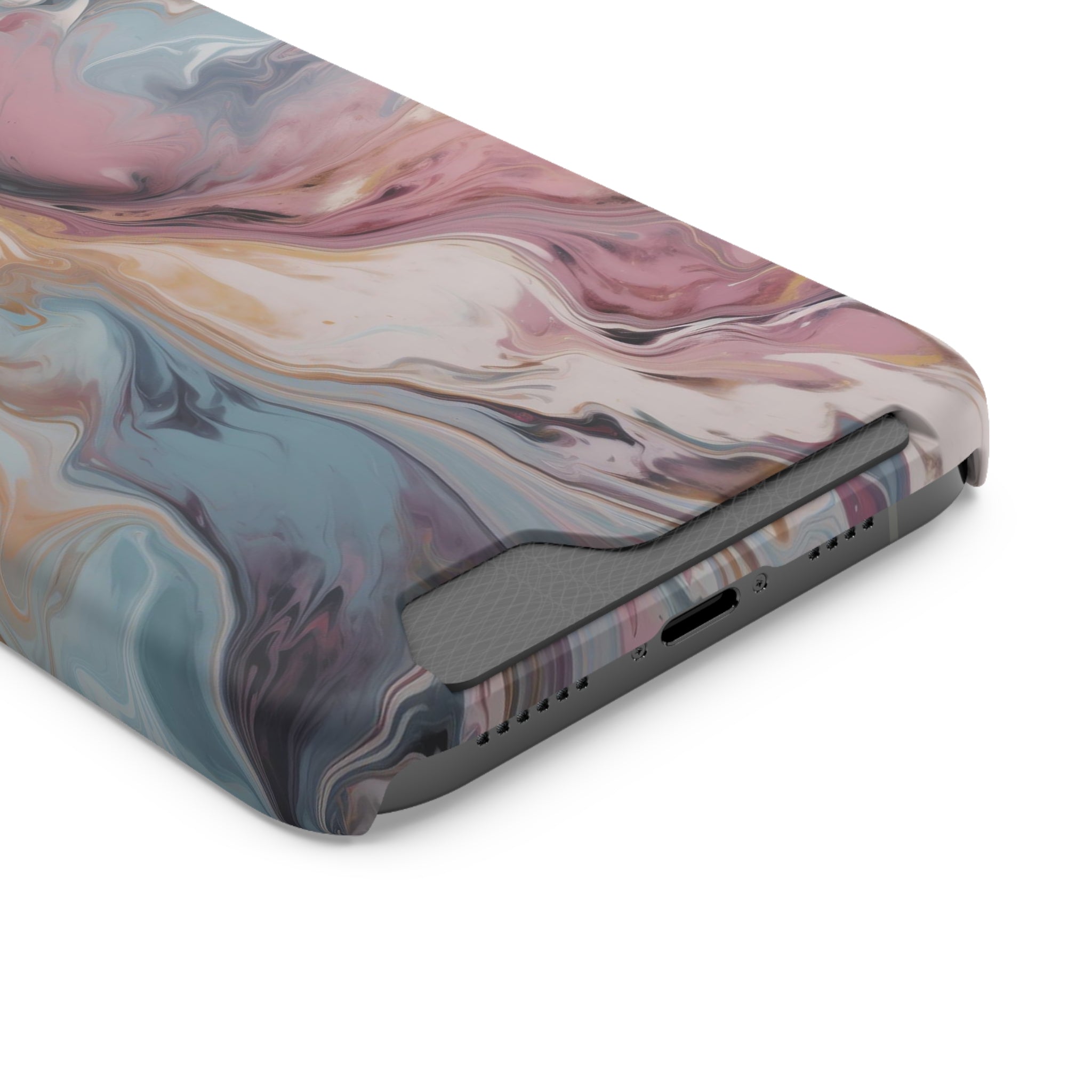 Liquid colored marble - Card Holder Cases - phone cases