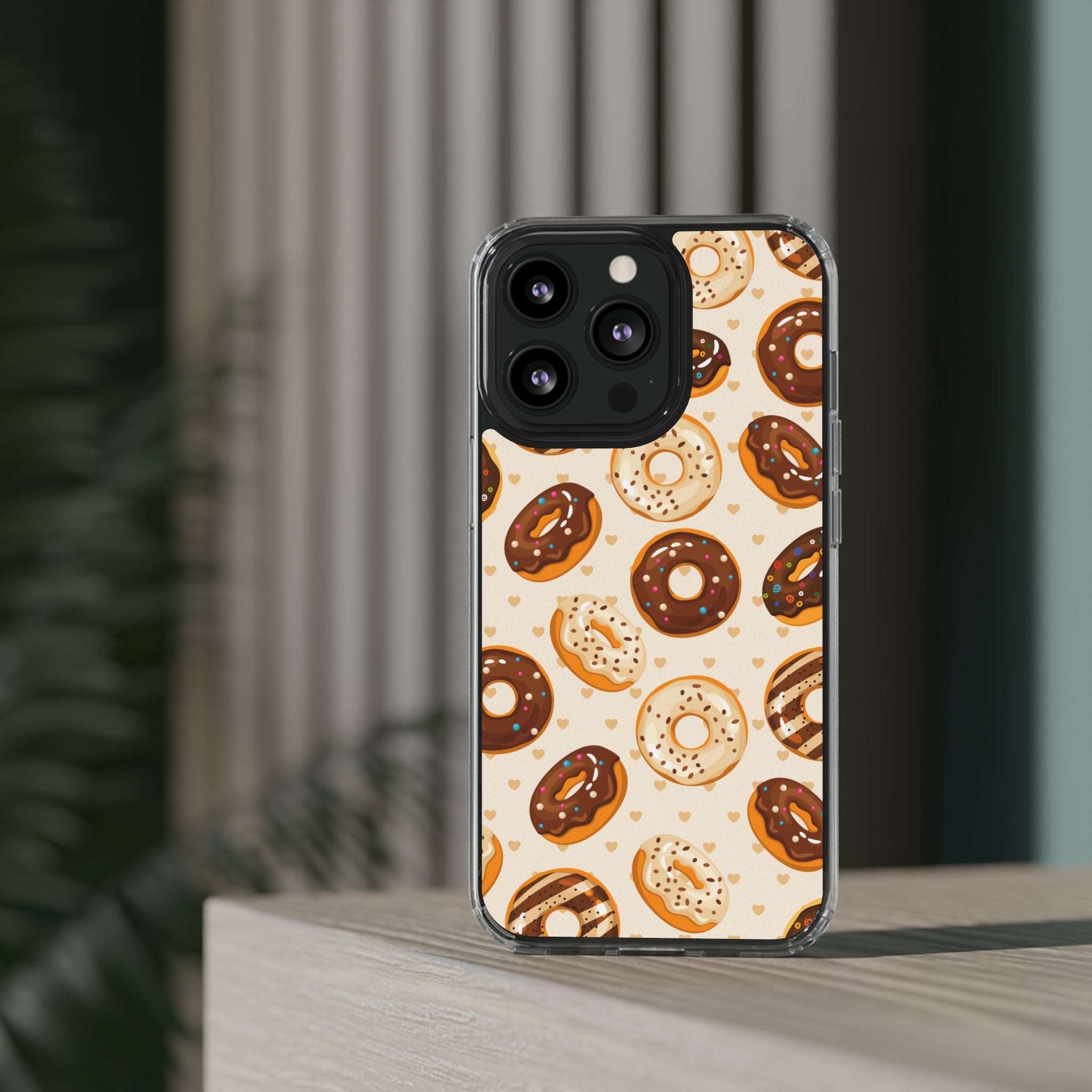 Chocolate Donuts - iPhone Clear Cases - phone cases